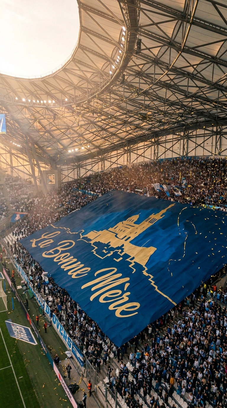 Vélodrome tifo