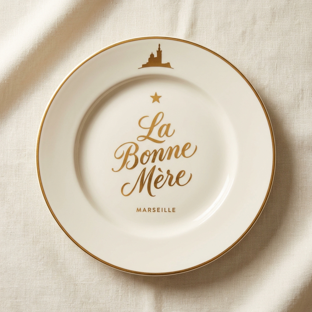 Assiette à dîner La Bonne Mère